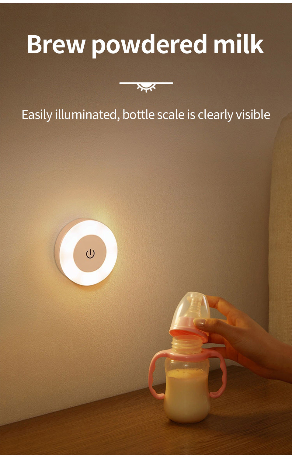 Touch-Sensor Rechargeable LED Night Light