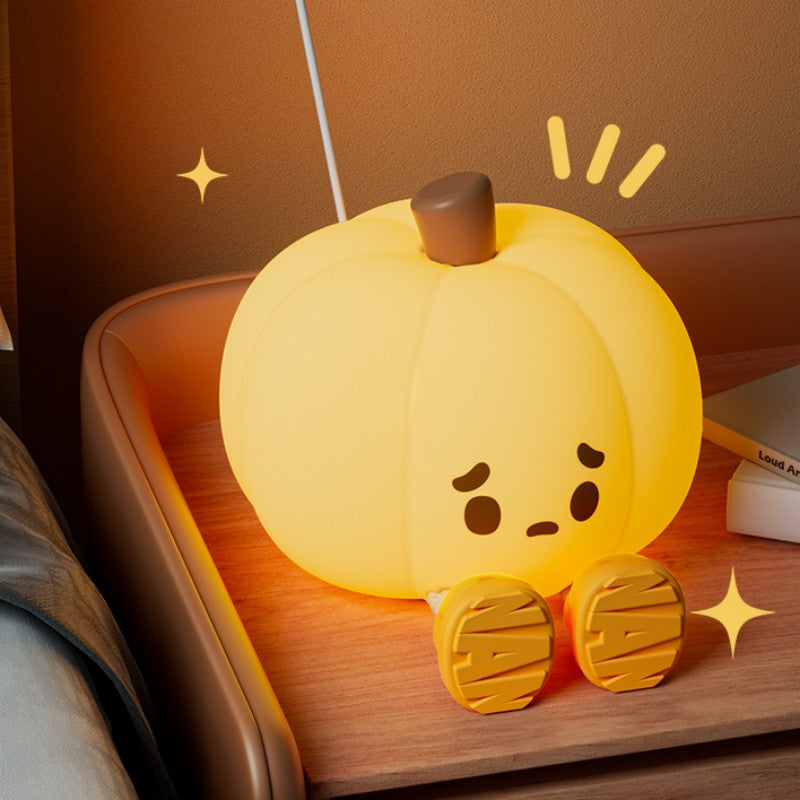 BowLift | Pumpkin Silicone Tap Light Atmosphere Night Light