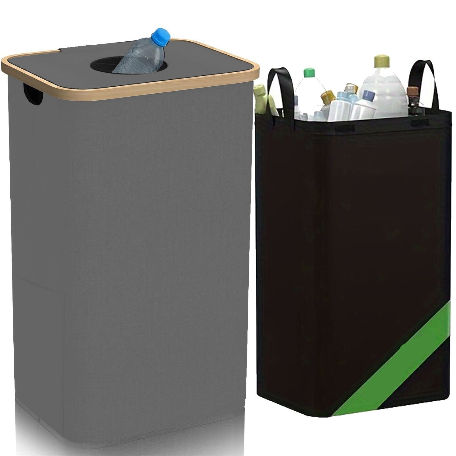 BowLift | 2in1 Foldable Storage Bag for Plastic Waste or Deposit Bottles