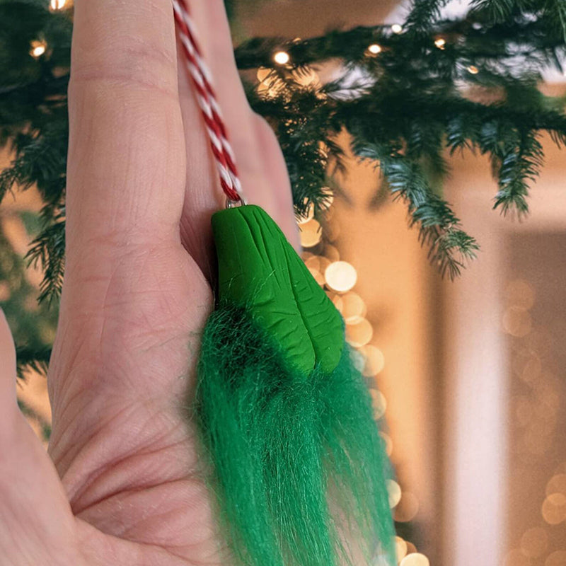 BowLift | Hairy Grinchy Ball Christmas Ornament