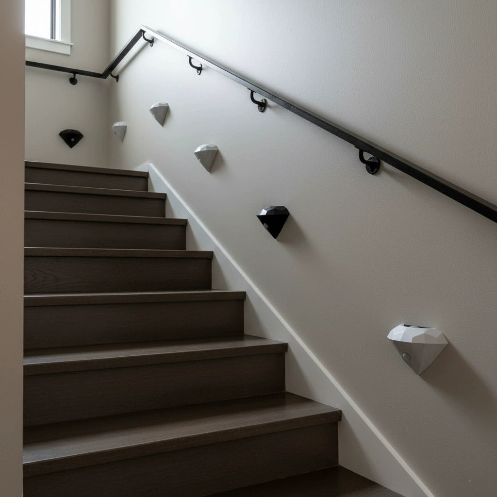 Premium Diamond Wall Lamp Night Light Motion-Sensing Magnetic Dimmable