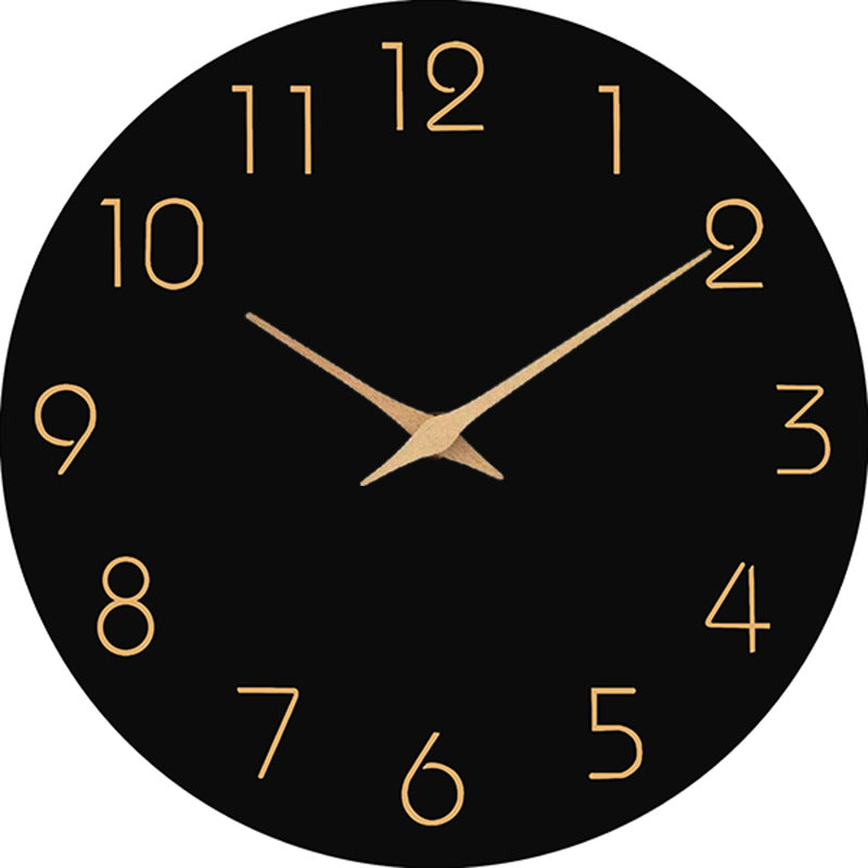 BowLift | Simple Colored Silent Wall Clock 12 Inch