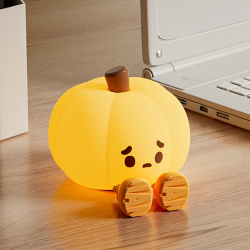 BowLift | Pumpkin Silicone Tap Light Atmosphere Night Light