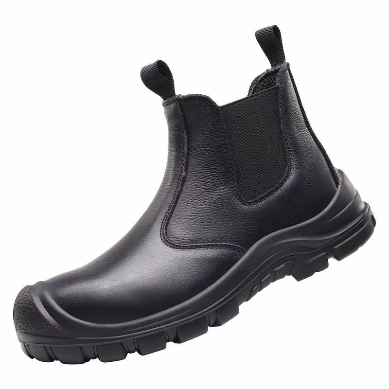 BowLift | FlexGuard Orthopedic Work & Safety Boots | Steel Toe & Puncture-Resistant Midsole | Waterproof Full-Grain Leather | Oil-Resistant PU Outsole | Anatomical Arch Support for Plantar Fasciitis