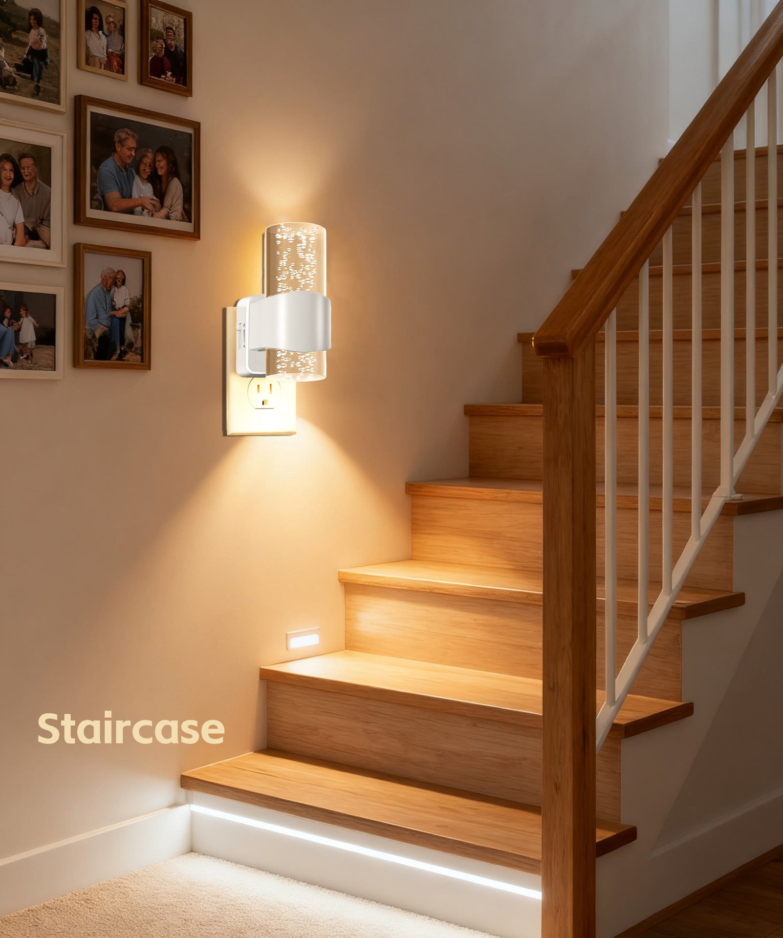 LED Sensor Night Light Stepless Dimming Corridor Wall Light