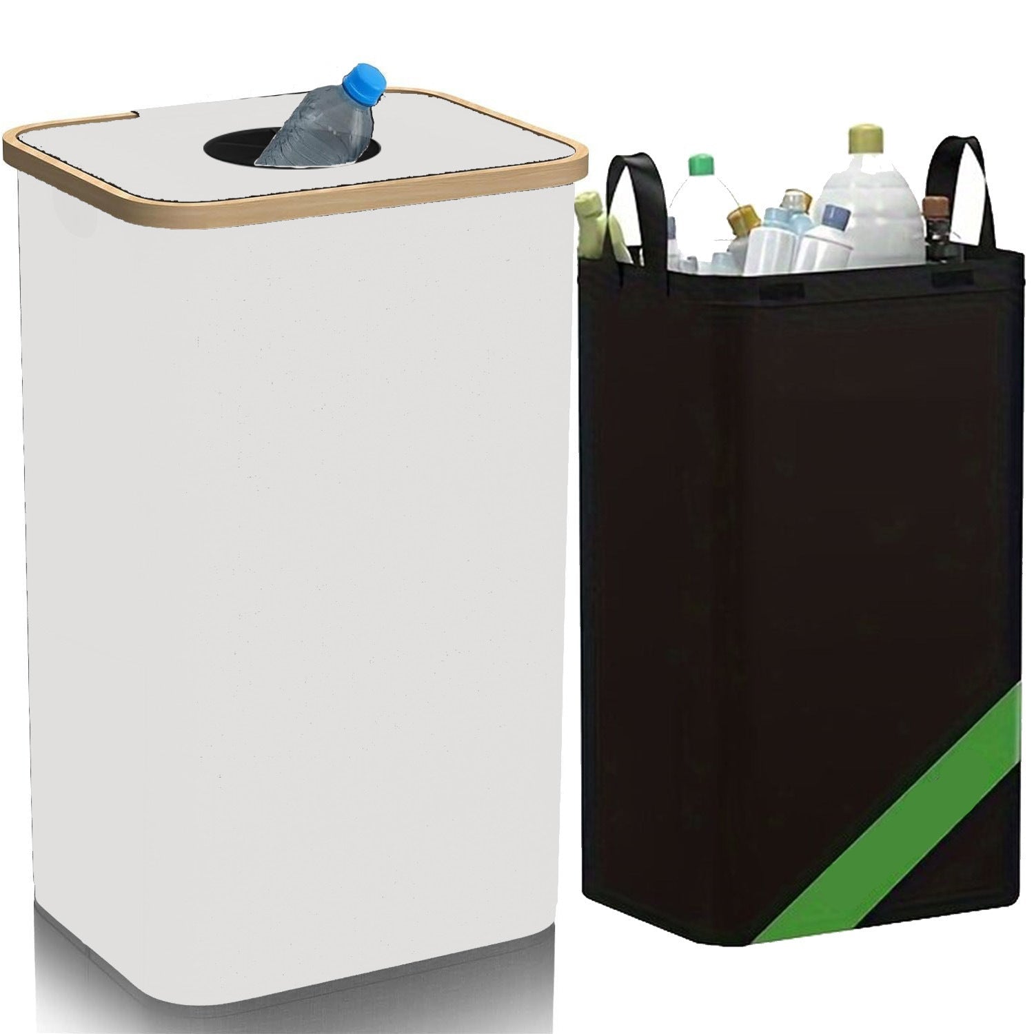 BowLift | 2in1 Foldable Storage Bag for Plastic Waste or Deposit Bottles