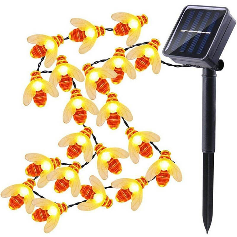 BowLift | Outdoor Solar Bees Waterproof LED Lights Festival Party Decoration String Lights