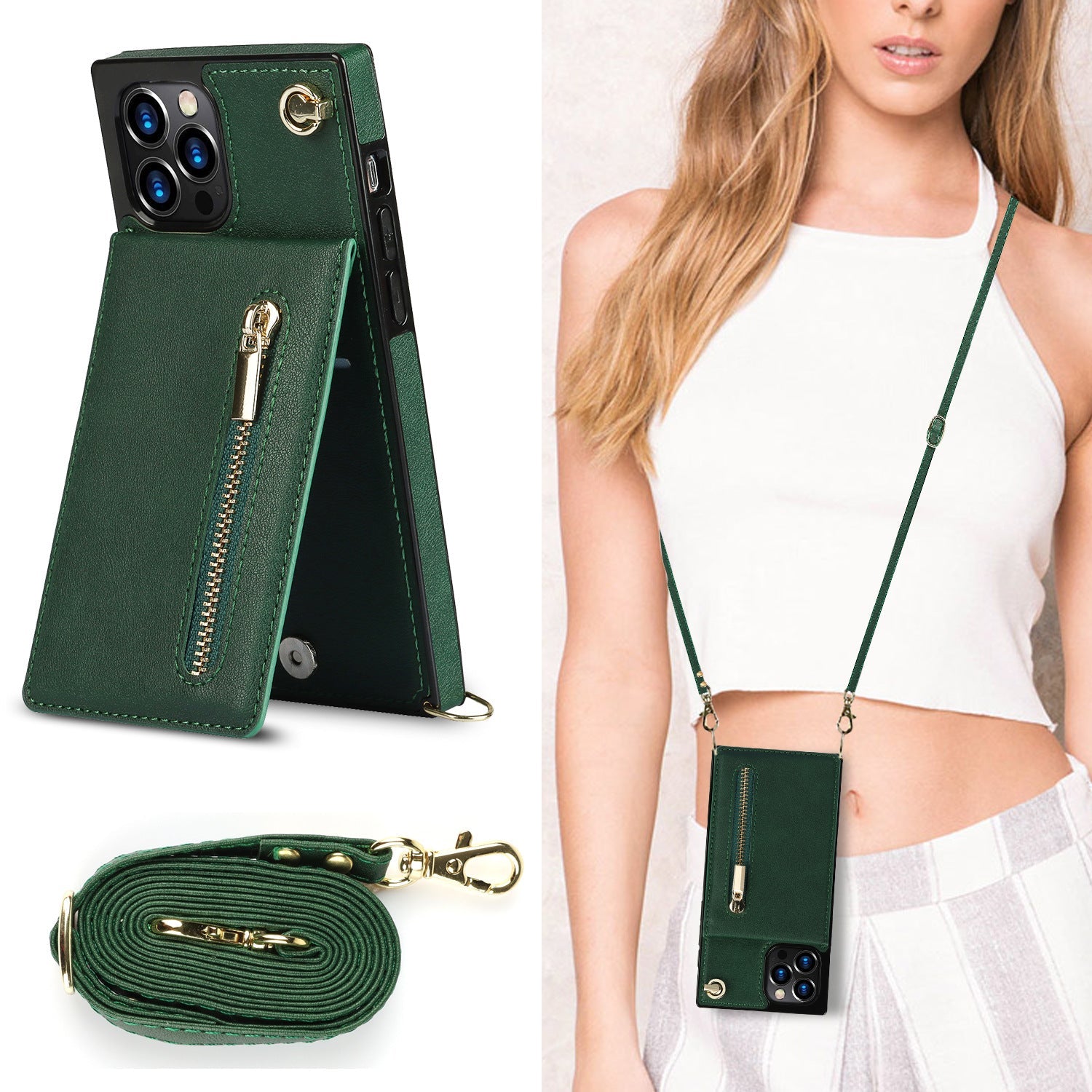 BowLift | 3in1 Phone Case with Card and Coin Pocket Crossbody Bag