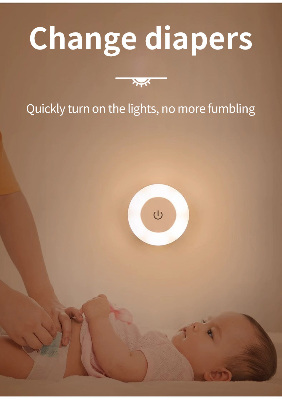 Touch-Sensor Rechargeable LED Night Light