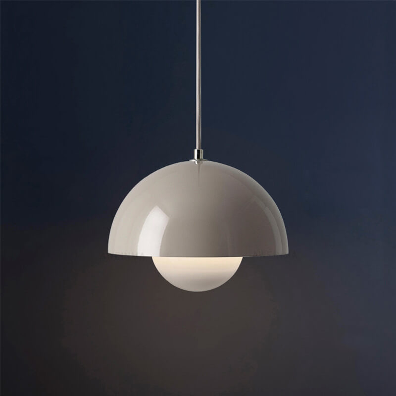 BowLift | Nordic Macaron 1-Light Half-Circle Dome Pendant Light
