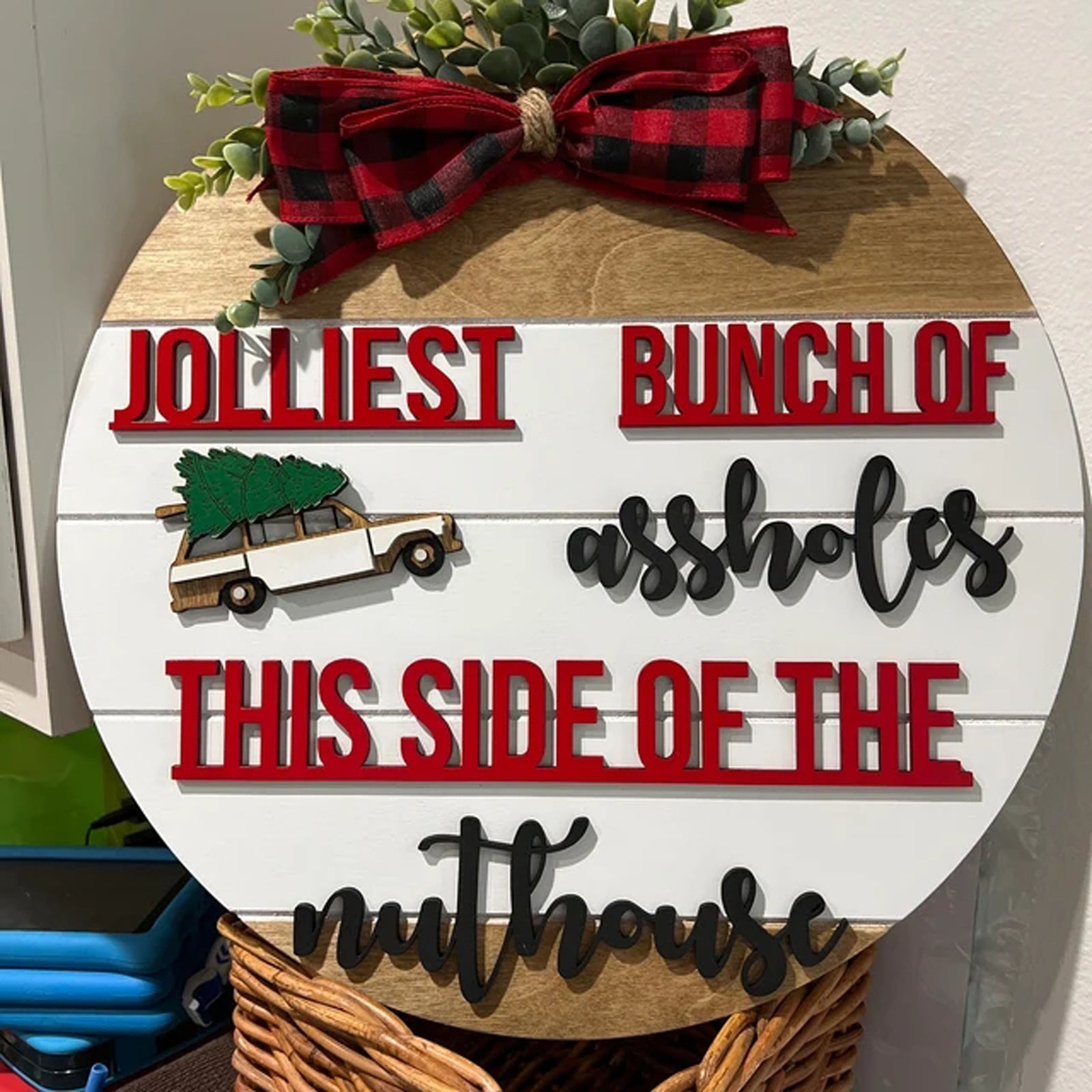 BowLift | Funny Christmas Vacation Theme Door Hanger