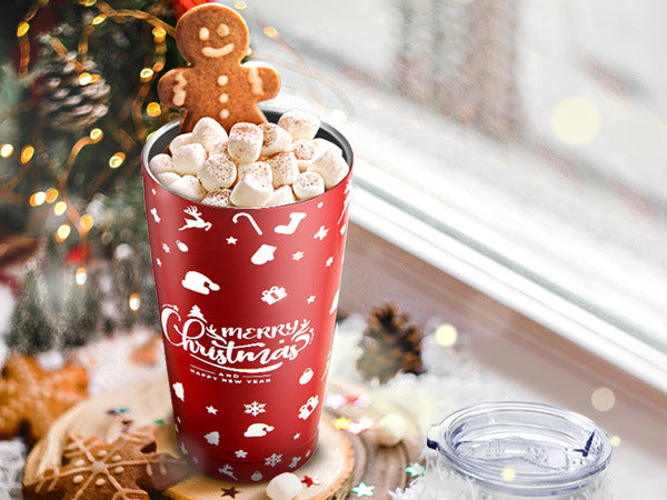 Christmas Thermos Cup Aromatherapy Gift Set