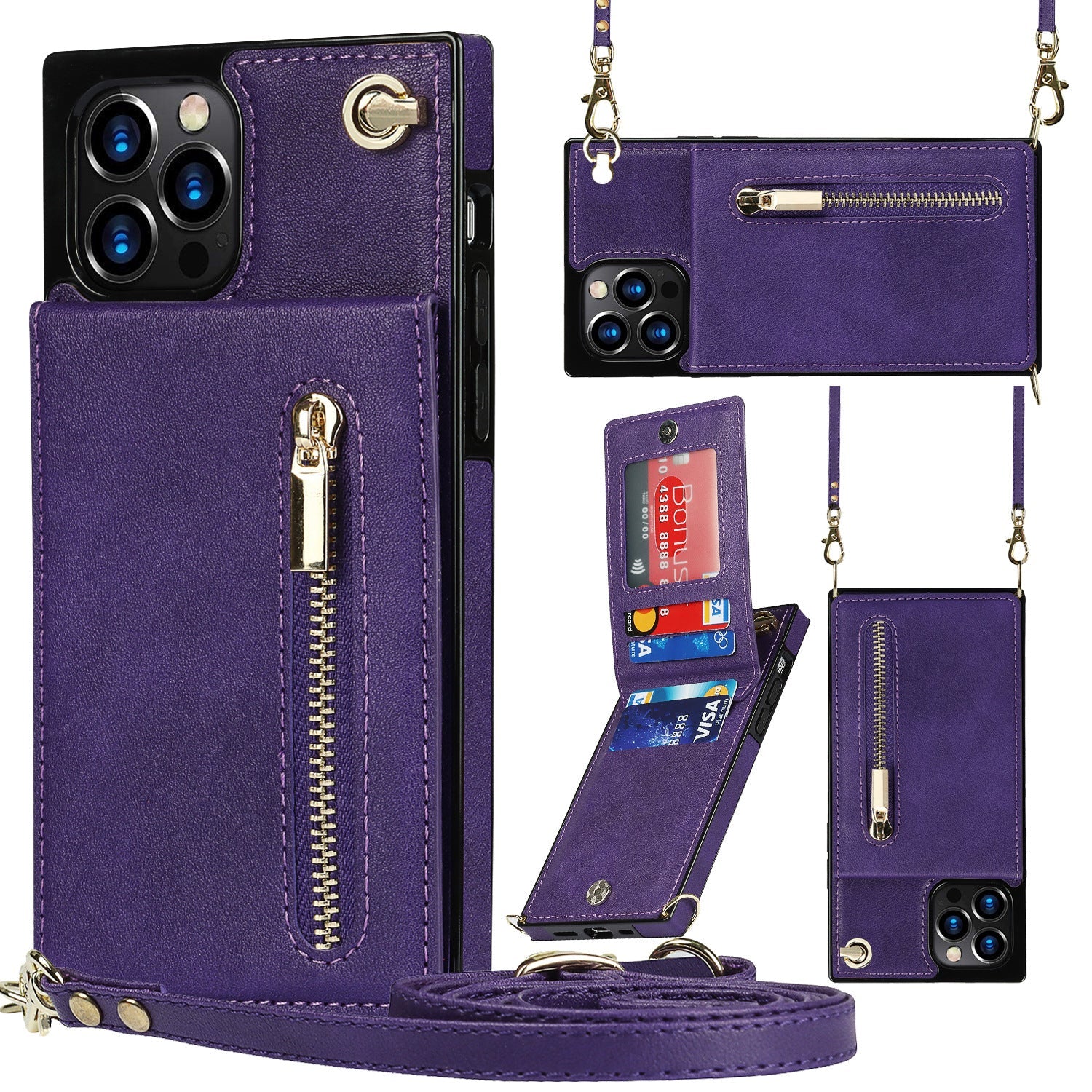 BowLift | 3in1 Phone Case with Card and Coin Pocket Crossbody Bag