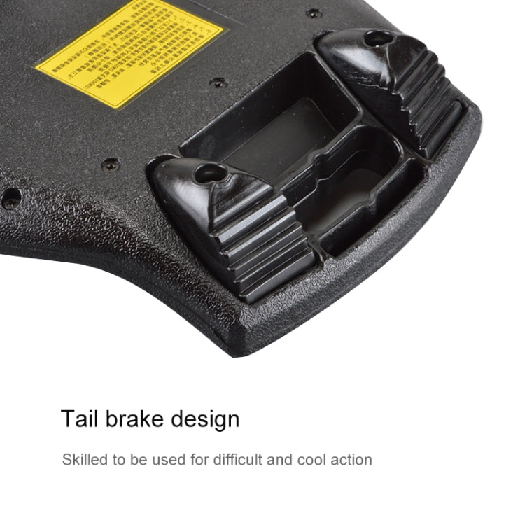 BowLift | Fashion Vulkan Pattern Two-Wheel Skateboard Blazing Flash Wheel Vitality Board (Blue)