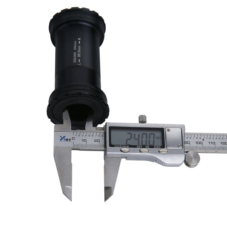 BowLift | BB386 Press Fit Still EVO Bottom Bracket fits 86.5 mm for SHIMANO / SRAM / FSA Mountain Bike (Black)