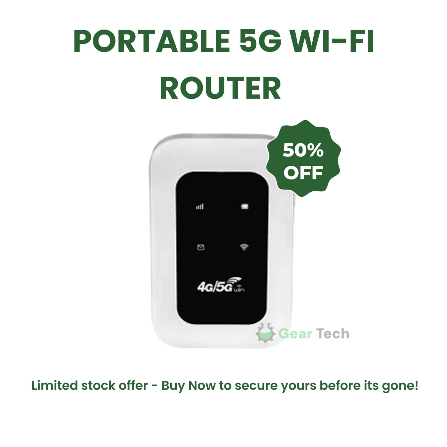 BowLift | Portable 5G Wi-Fi Router | Secure, High-Speed Connection for Travel & Home Use