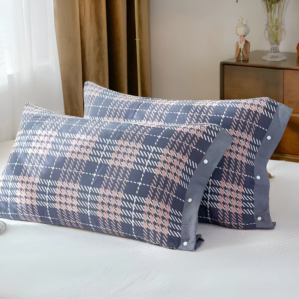 BowLift | Pure Cotton Buttoned Pillowcase