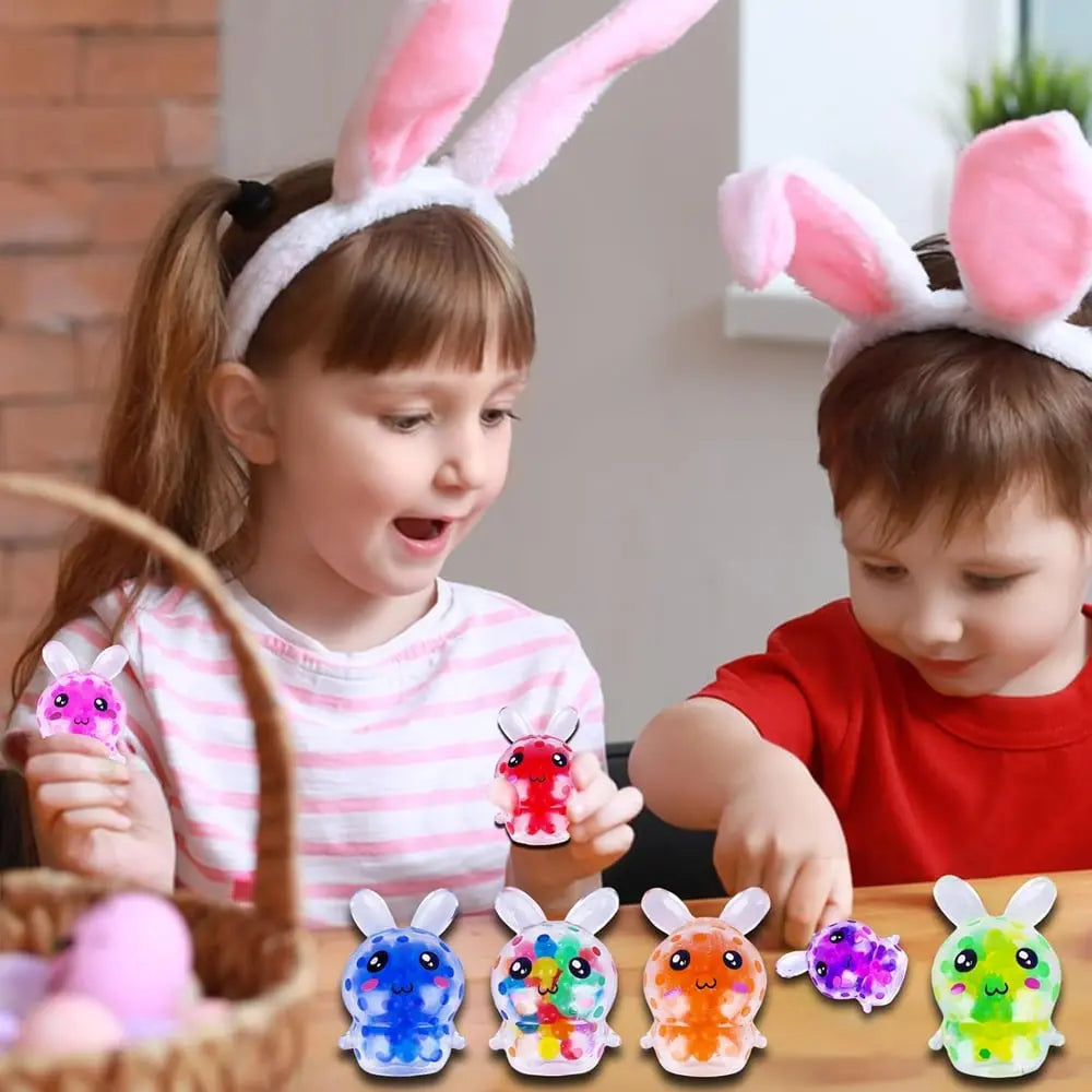 BowLift | Easter Bunny Stress Ball – Fun, Safe & Perfect for the Easter Egg Hunt (12 Bunnies in an Egg)