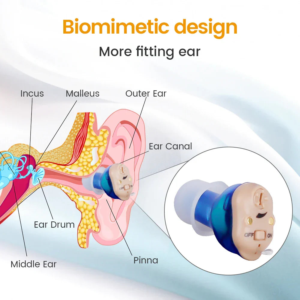 BowLift | AUDIFINE | Hearing aid for seniors | Invisible sound amplifier