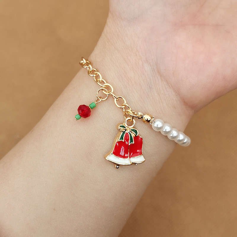 BowLift | Festive charm bracelet with shimmering beads for Christmas