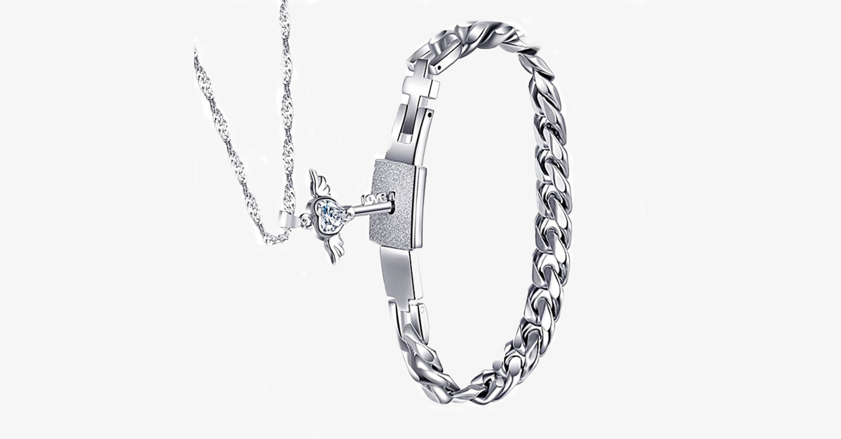 BowLift | Angel Love Pendant & Men's Bracelet Set