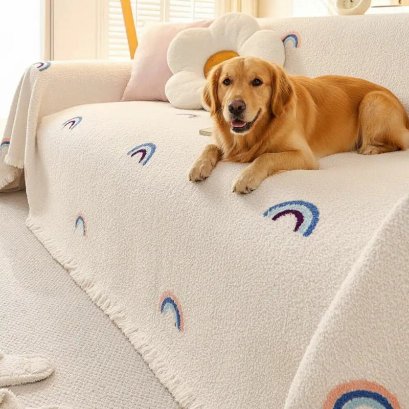 BowLift | Christmas plush sofa blanket with festive tree design and ultra-soft comfort