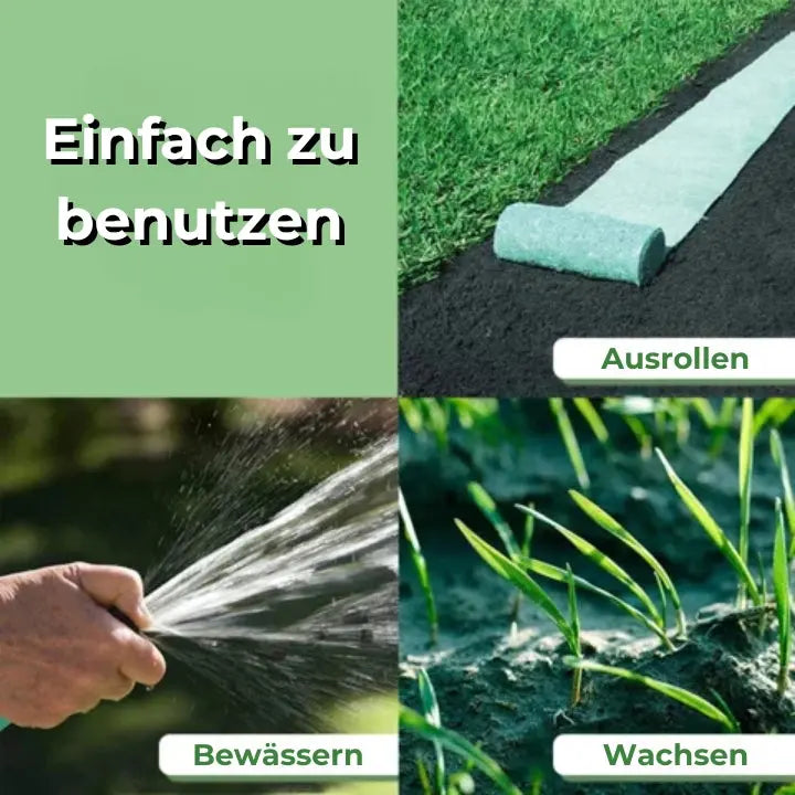 BowLift | Low-maintenance organic grass seed mat