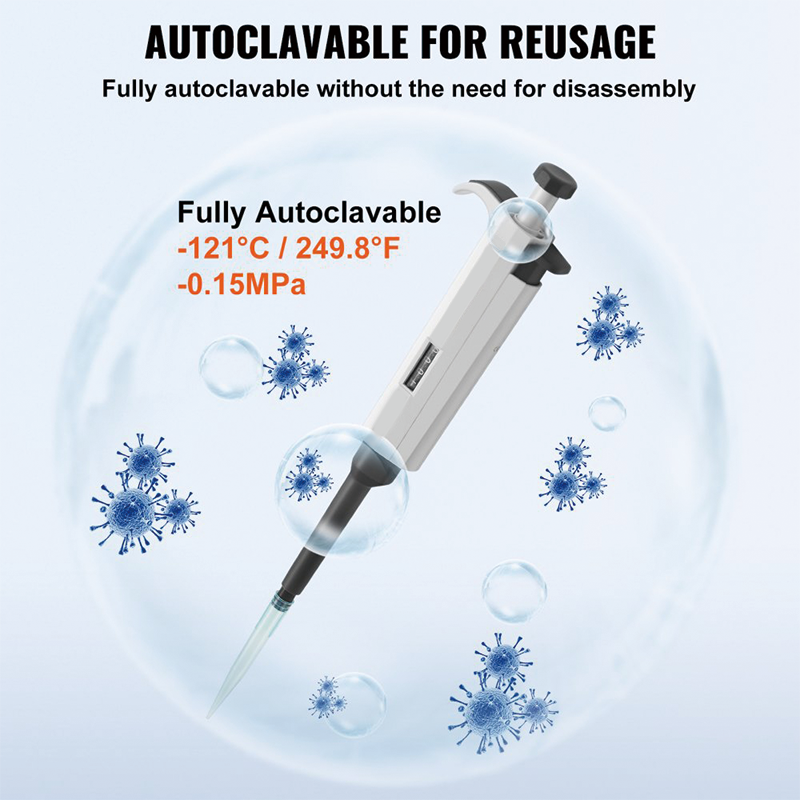 BowLift | Lab Micropipette Kit 0.5-10μl 10-100μl 100-1000μl Single Channel (3 pcs),ideal for laboratories, industrial sectors, food, and cosmetic experiments