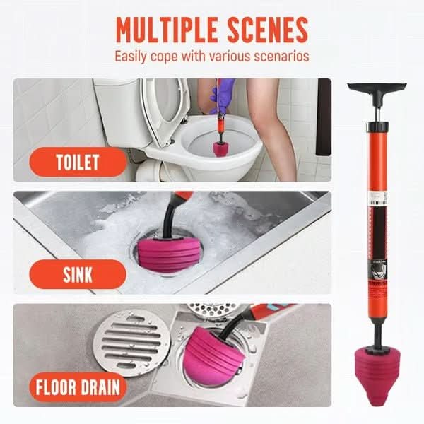 BowLift | High-Pressure Toilet Plunger for Fast Clog Removal