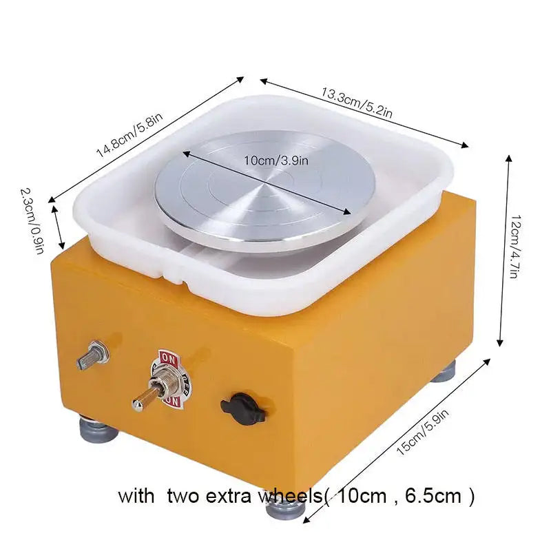 BowLift | Mini Electric Pottery Wheel Machine Adjustable Speed 30W Small Style Electric Pottery Wheel Machine