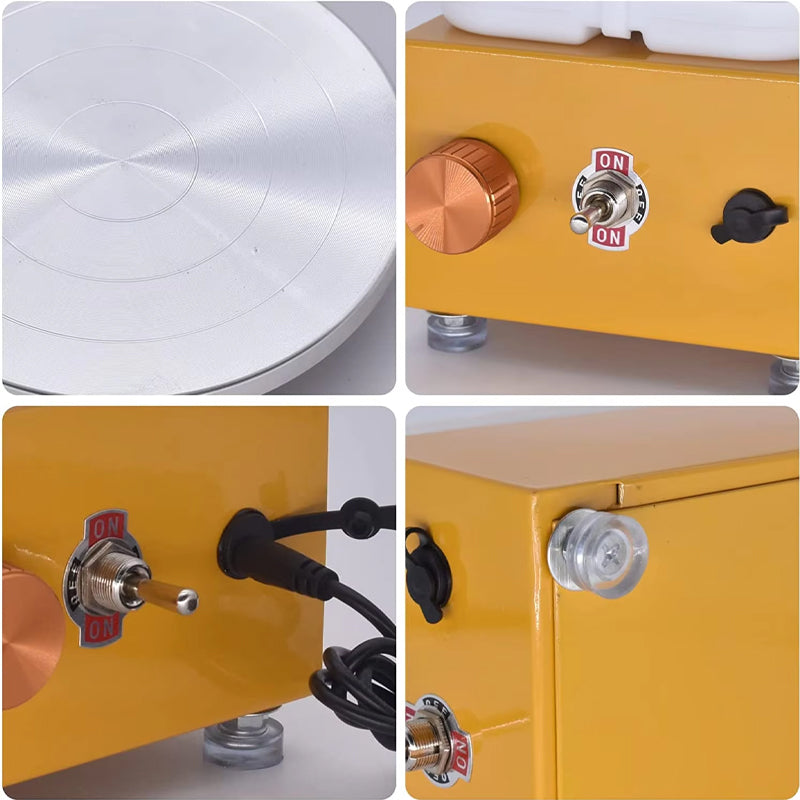 BowLift | Mini Electric Pottery Wheel Machine Tools Pottery Machine Electric Pottery Wheel For Kids Adults Diy Shop Or Home Use
