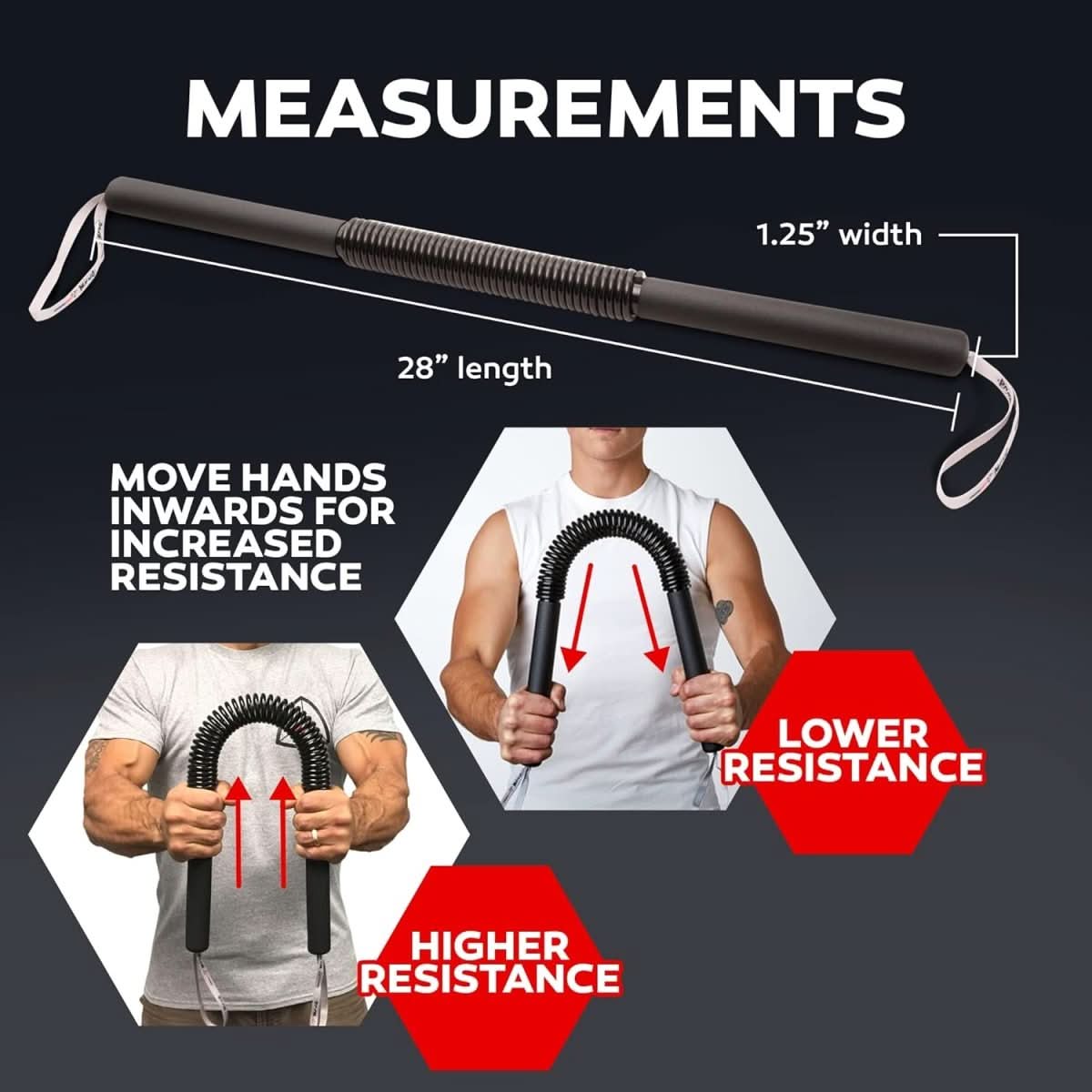 BowLift | Adjustable Upper Body Training Bar for Targeted Muscle Building