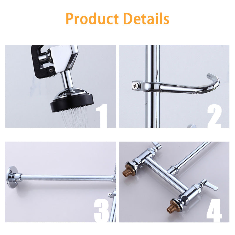 BowLift | Kitchen Hot And Cold Water Faucet, Hand-Held Pre-Rinse Shower Spray Gun, High-Pressure Shower, Commercial Dishwasher