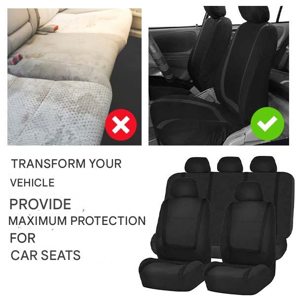 BowLift | ComfortSeat 9-piece Car Seat Covers Set – Universal, Breathable & Washable