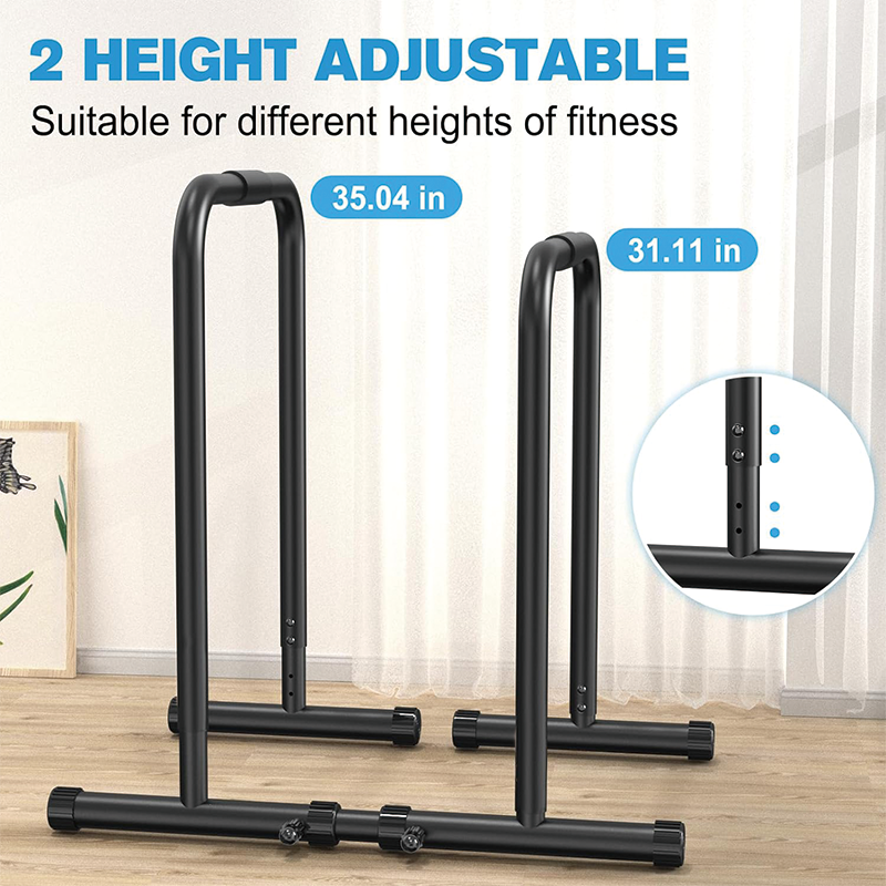 BowLift | Heavy Duty Dip, Functional Stands Fitness Workout Dip bar Station Stabilizer Parallette, for Strength Training, Push Up Stand, Parallel Bars