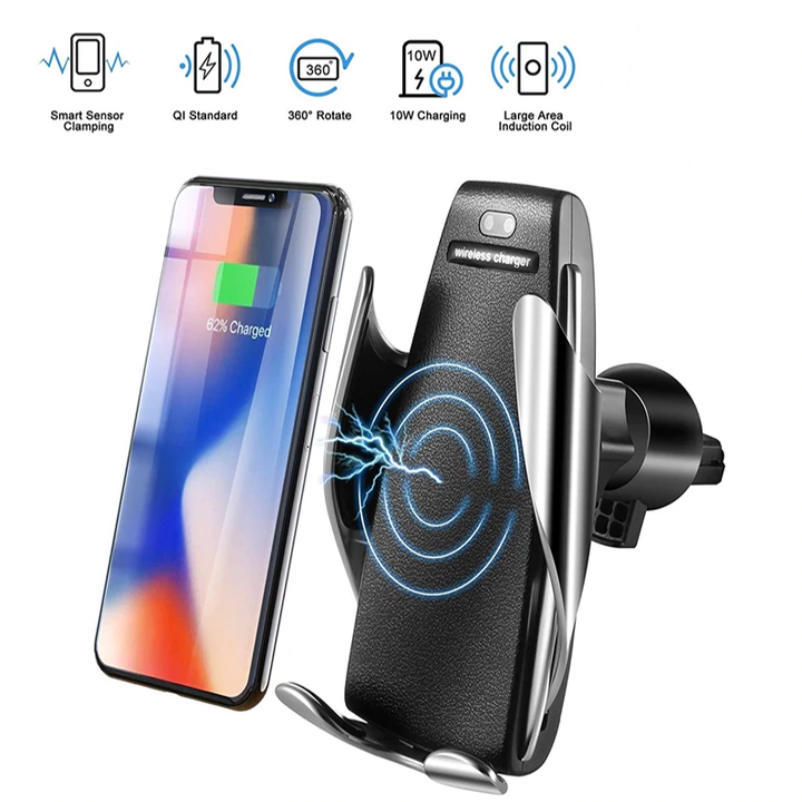 BowLift | Wireless Automatic Sensor Car Phone Holder and Charger