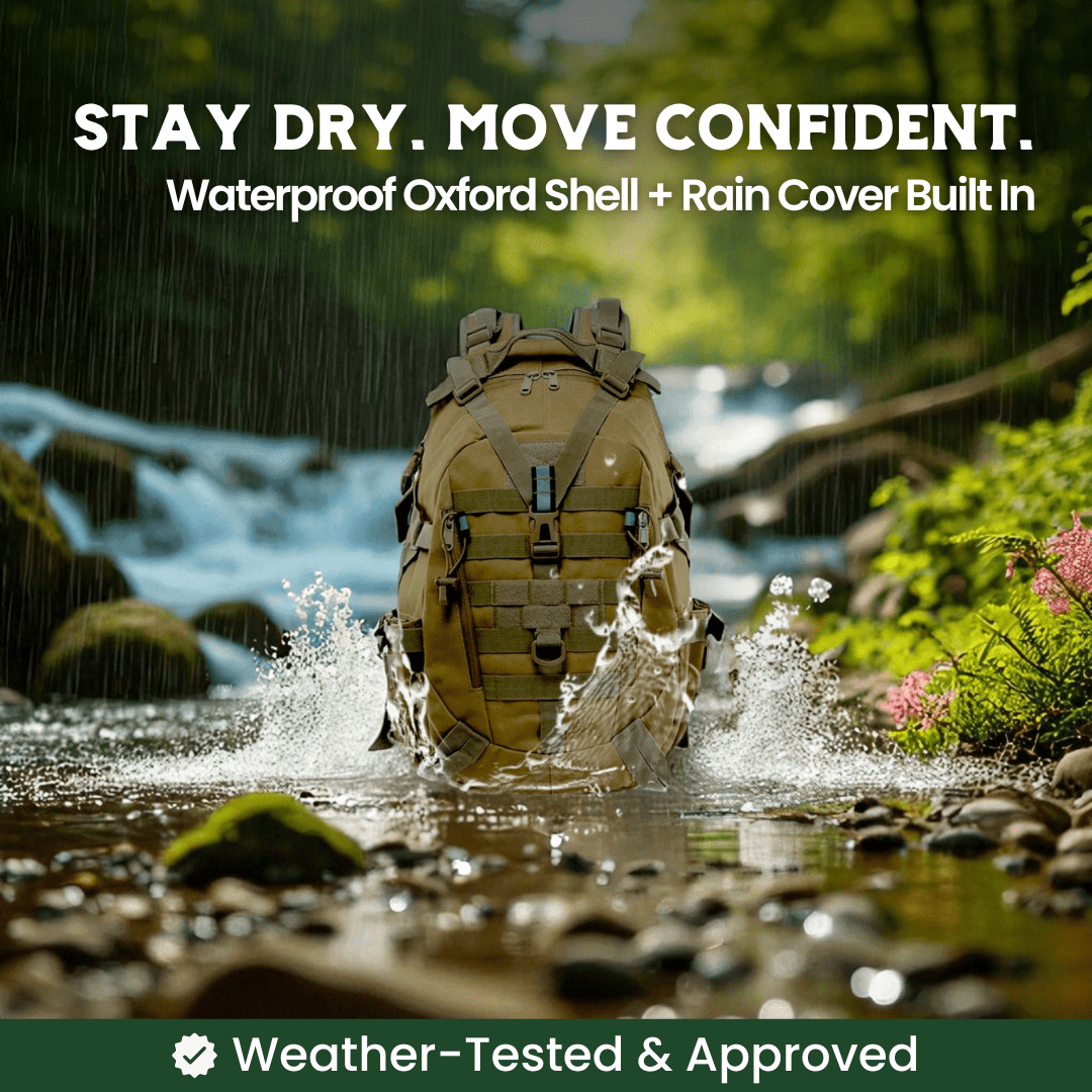 BowLift | 40L Outdoor Backpack with MOLLE System & Waterproof Military Construction