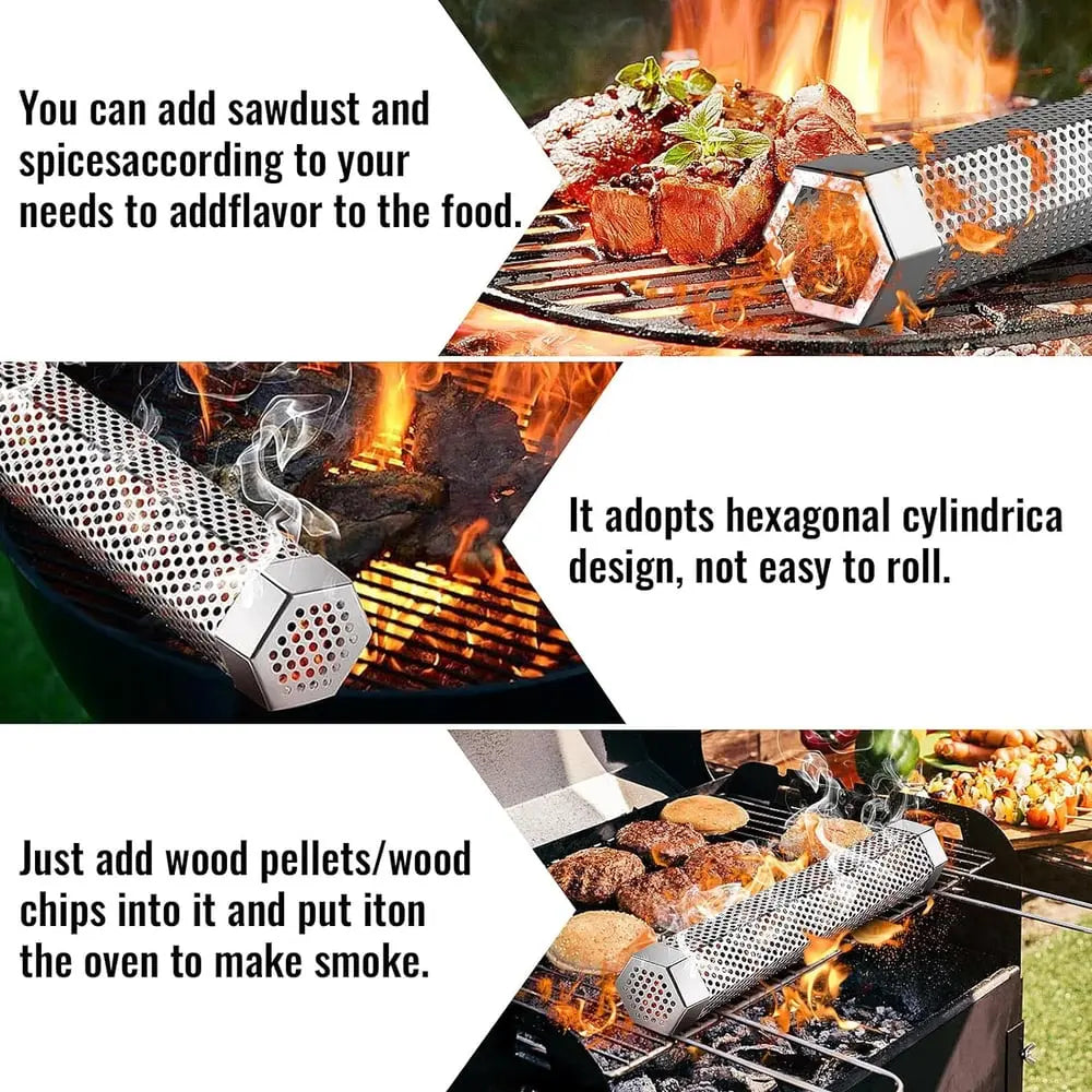 BowLift | Stainless Steel Smoking Tube for All Grill Types