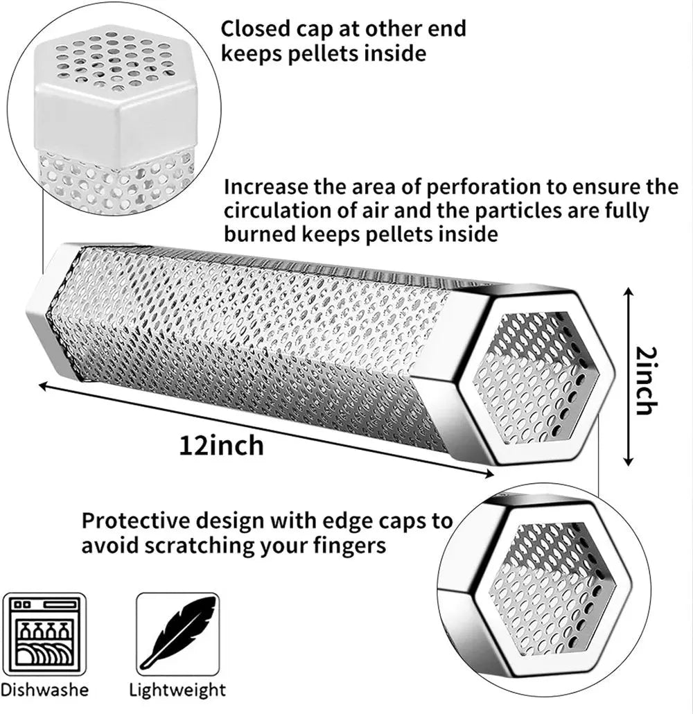 BowLift | Stainless Steel Smoking Tube for All Grill Types
