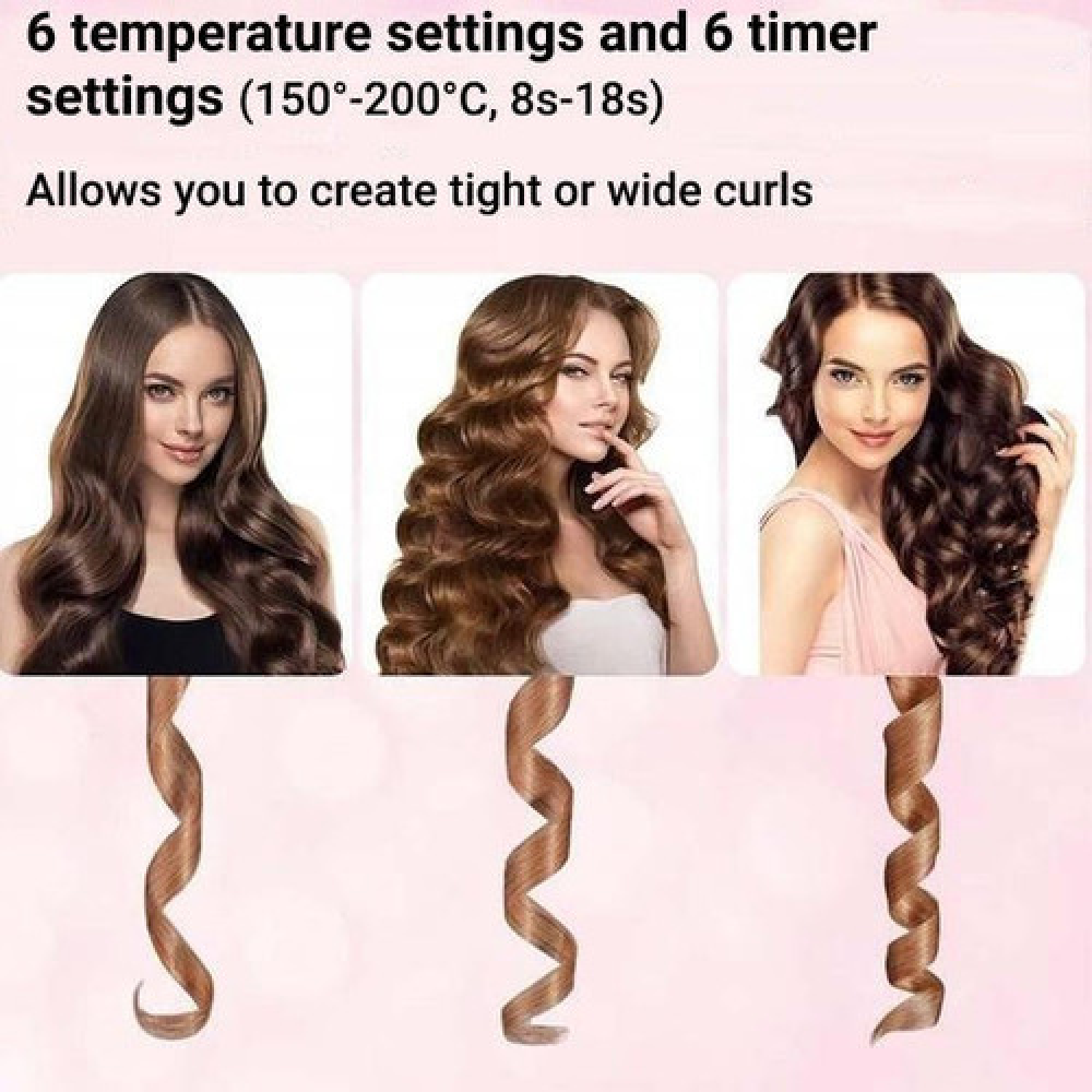 BowLift | Automatic Self Rotating Hair Curler Curling Iron