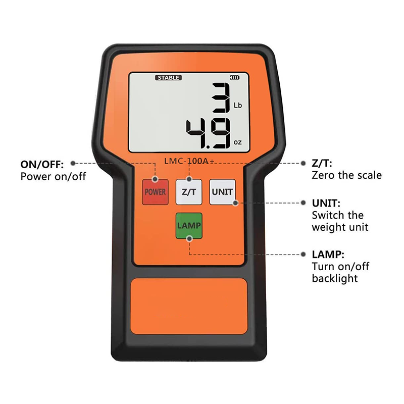 BowLift | 220Lbs Refrigerant Scale Electronic Freon Charging Recovery Weight Scale for HVAC with Case