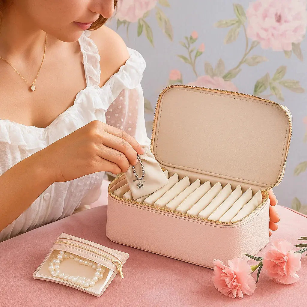 BowLift | Jewelry box with transparent compartments – stored organized and pRedected