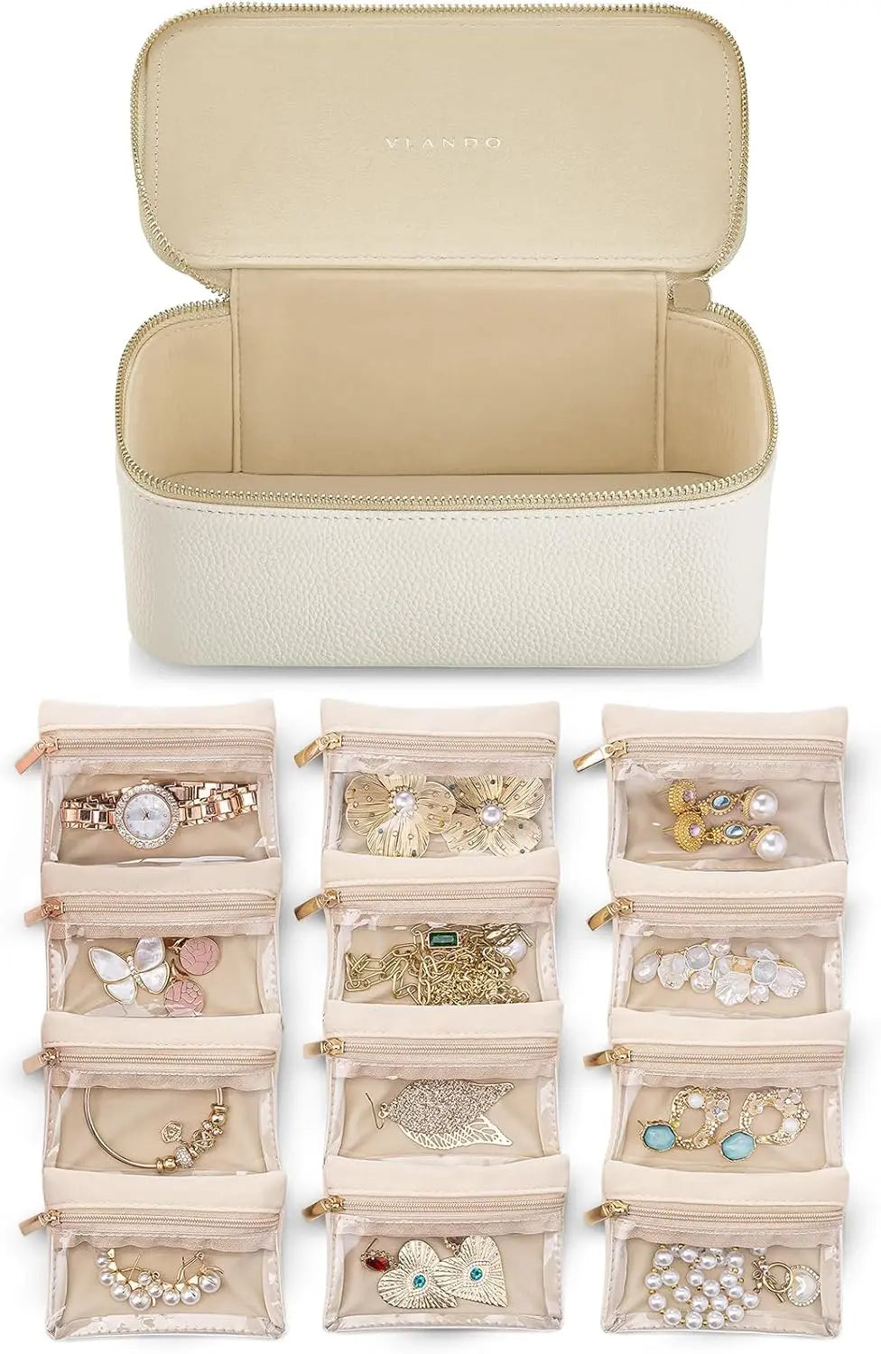 BowLift | Jewelry box with transparent compartments – stored organized and pRedected