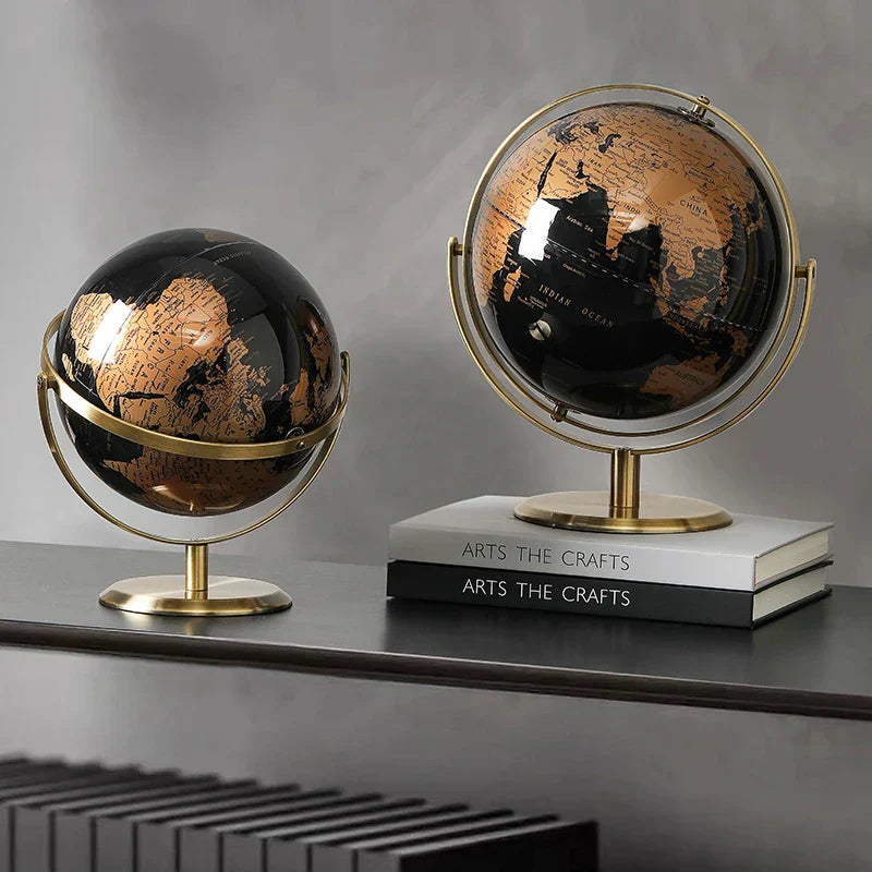 BowLift | RetroWorld | Historical Globe Map for Home and Office