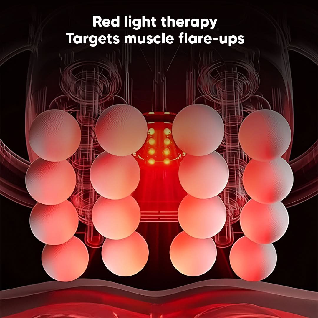 BowLift | Deep tissue massager with heat therapy & 16 rotating nodes