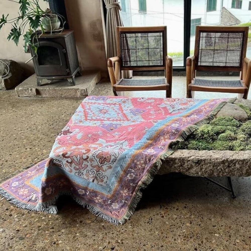 BowLift | Bohemian Aztec Tapestry Throw Sofa Blanket