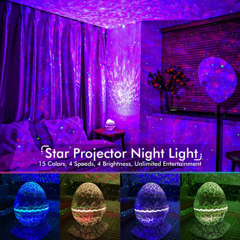 BowLift | Star Projector, Galaxy Projector for Bedroom, Remote Control & White Noise Bluetooth Speaker