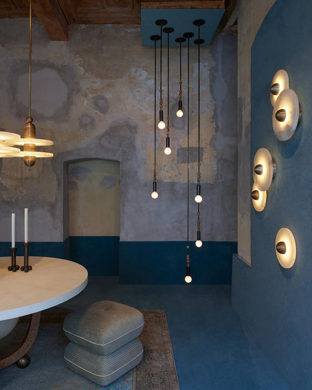 BowLift | Designer Wall Lamp with Marble Accent