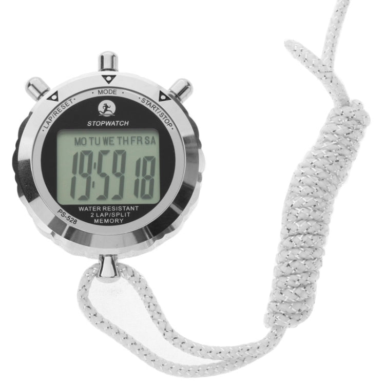 BowLift | PS528 Metal Stopwatch Professional Chronograph Handheld Digital LCD Sports Counter Timer with Strap