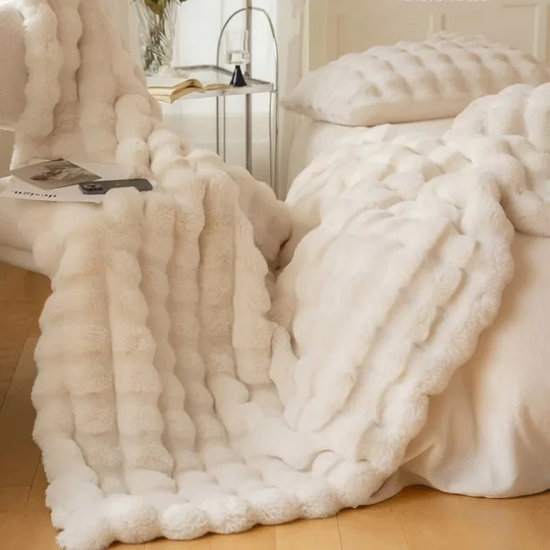 BowLift | FurLuxe | Reversible Faux Fur Blanket